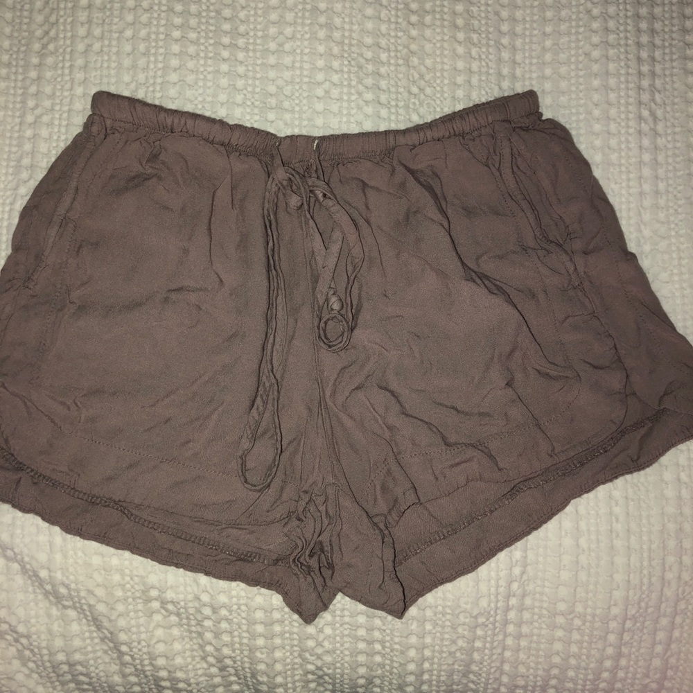 Purple flowy short from brandy Melville